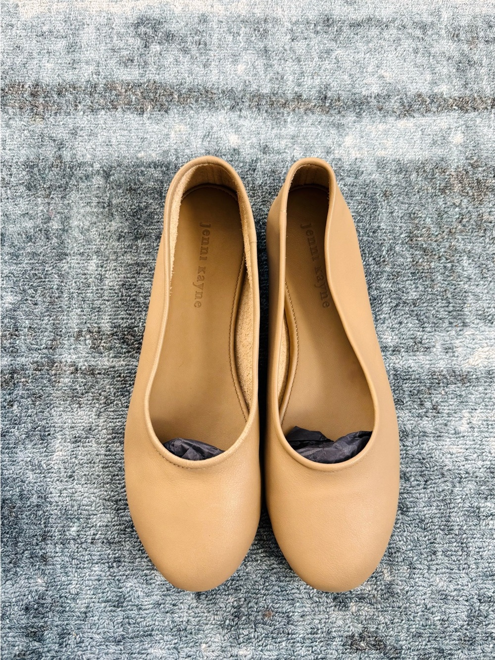 Jenni Kayne Charlotte Ballet Flat in Khaki NEW